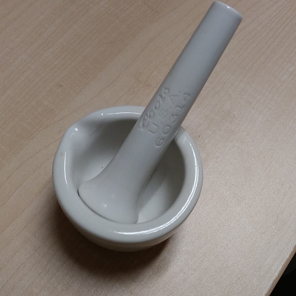 Coors Genuine Porcelain Mortar & Pestle Vintage 1990